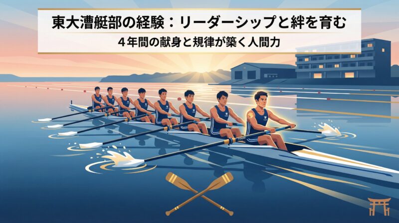 東大ボート部のイメージ図