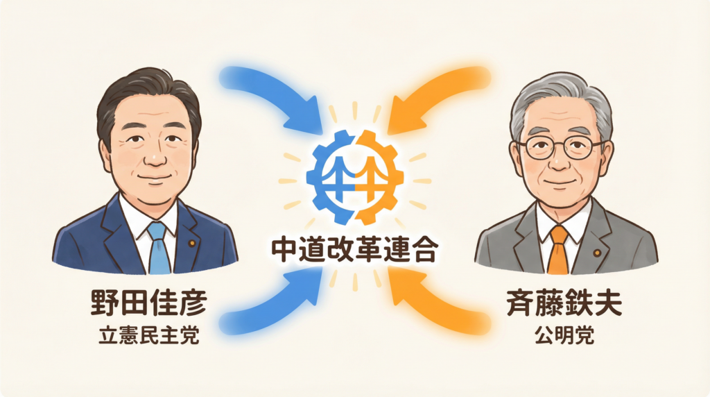 中道改革連合の構成