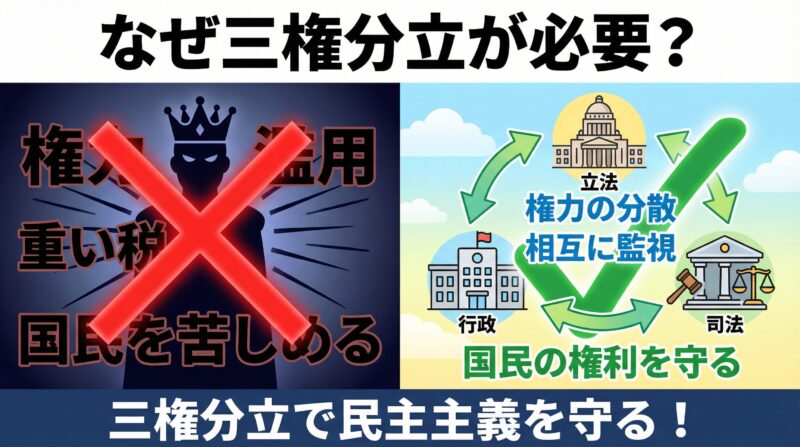セクション2：なぜ三権分立が必要？