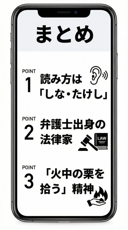 階猛（しな・たけし）の振り返り図解