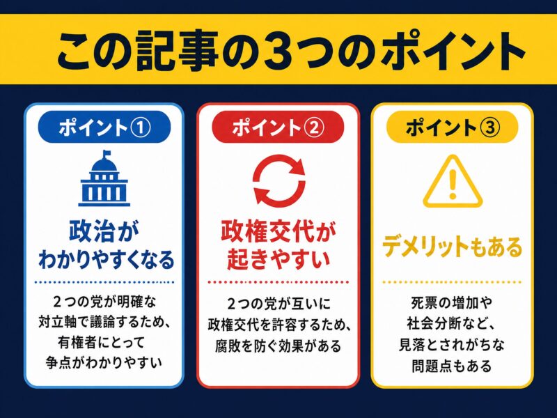 二大政党制の要約図解