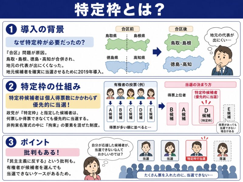 特定枠の仕組みの図解